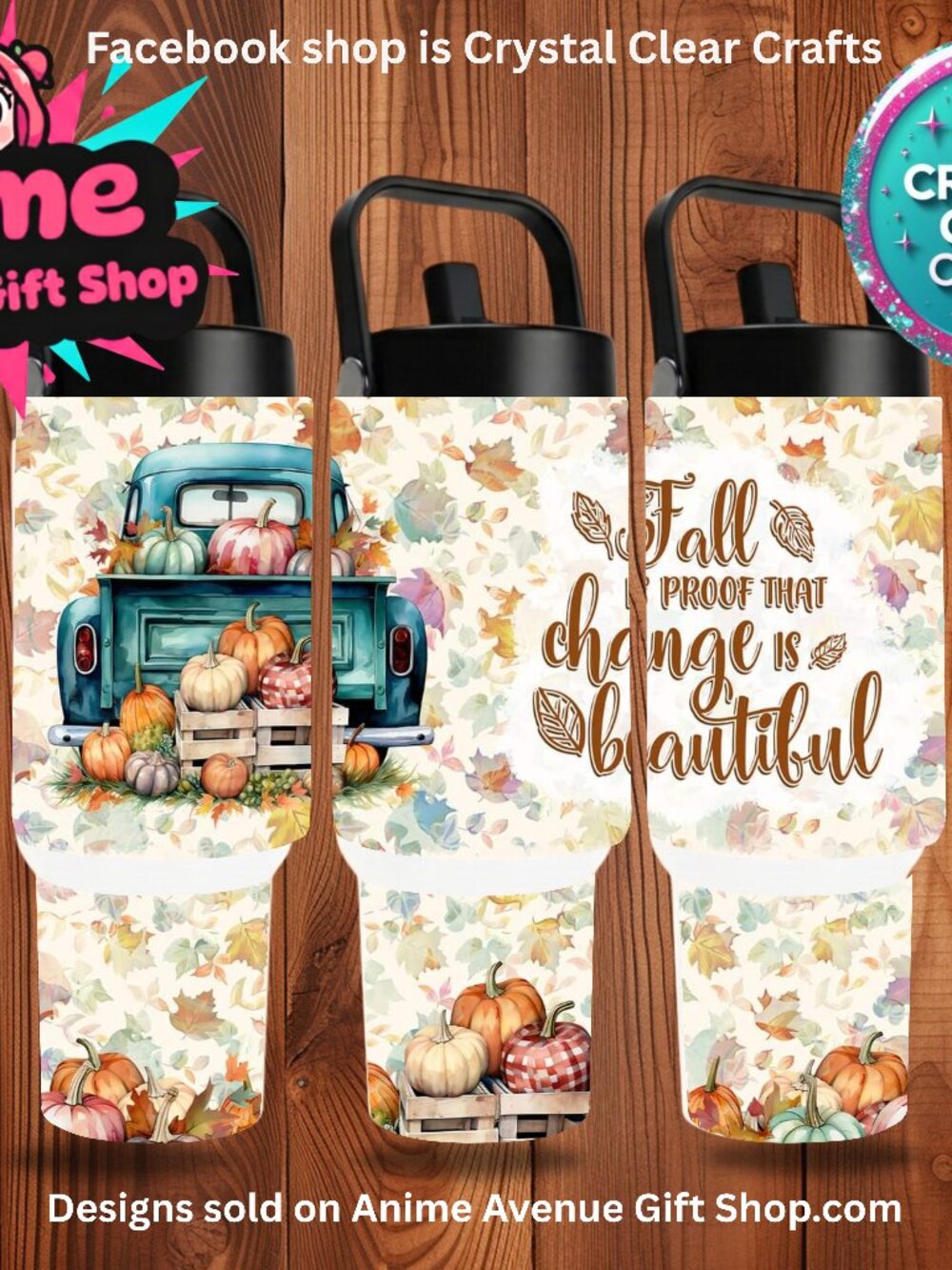 Fall 30oz Stainless Steel Tumbler